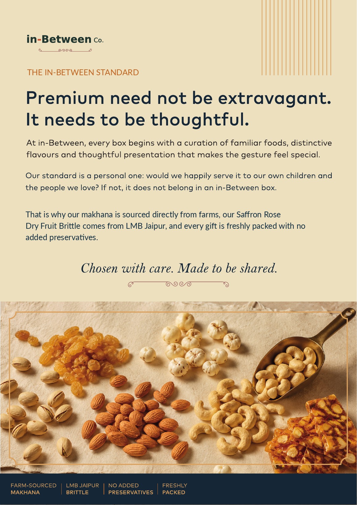 The in-Between Standard — premium need not be extravagant, it needs to be thoughtful